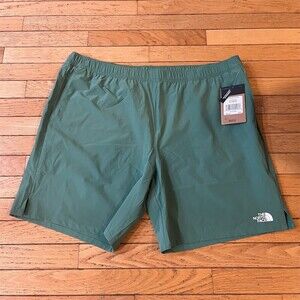 The North Face Wander Shorts Men's 2XL Deep Grass Green FlashDry Hiking